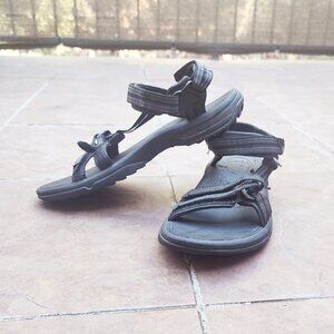 Teva Black Strap Water Sandals in Size 11